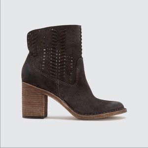 Free people slouchy perforated booties